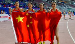 男子4x100米接力决赛